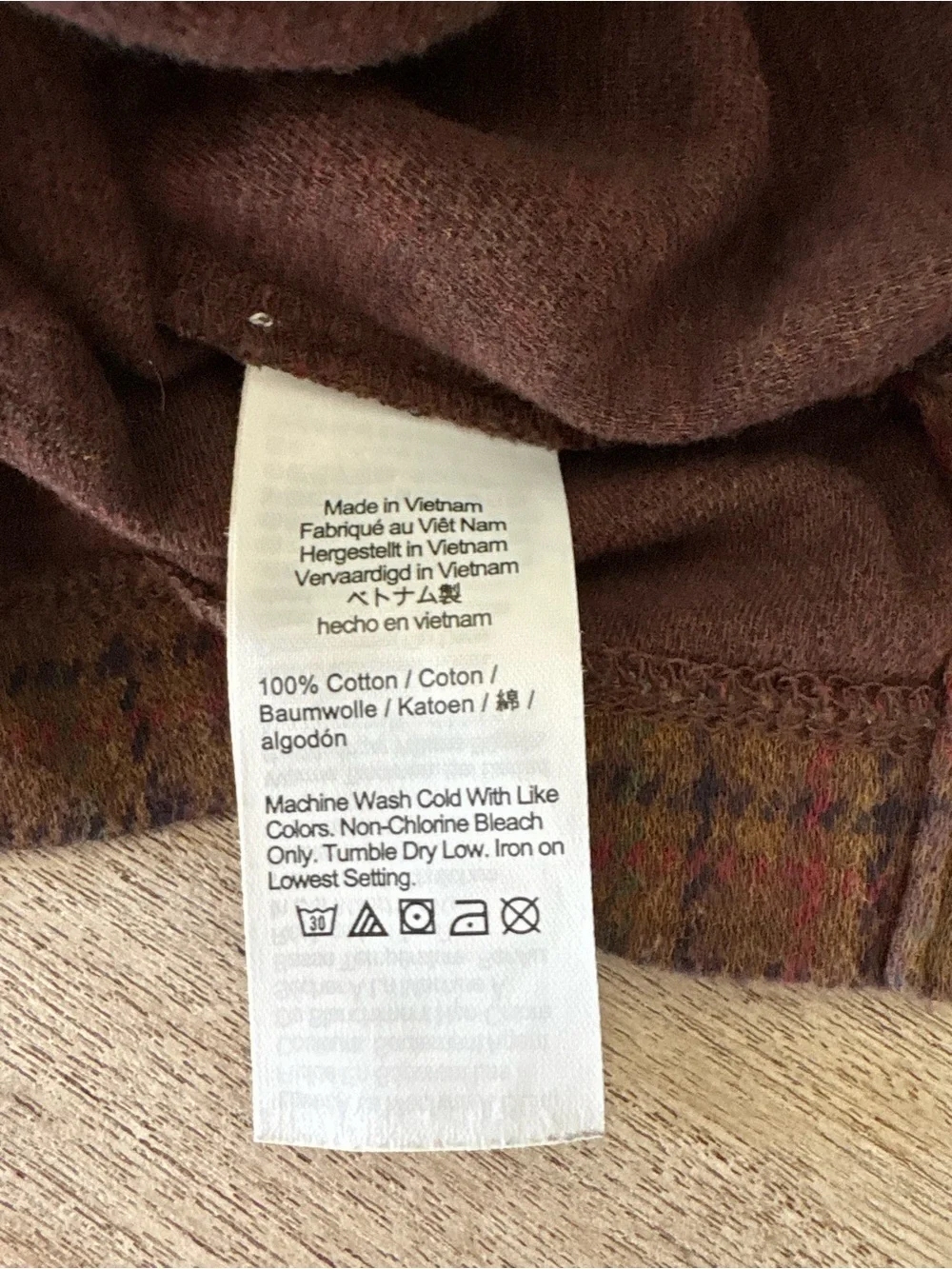 J.Crew Long-Sleeve Polo Shirt in Brown Plaid